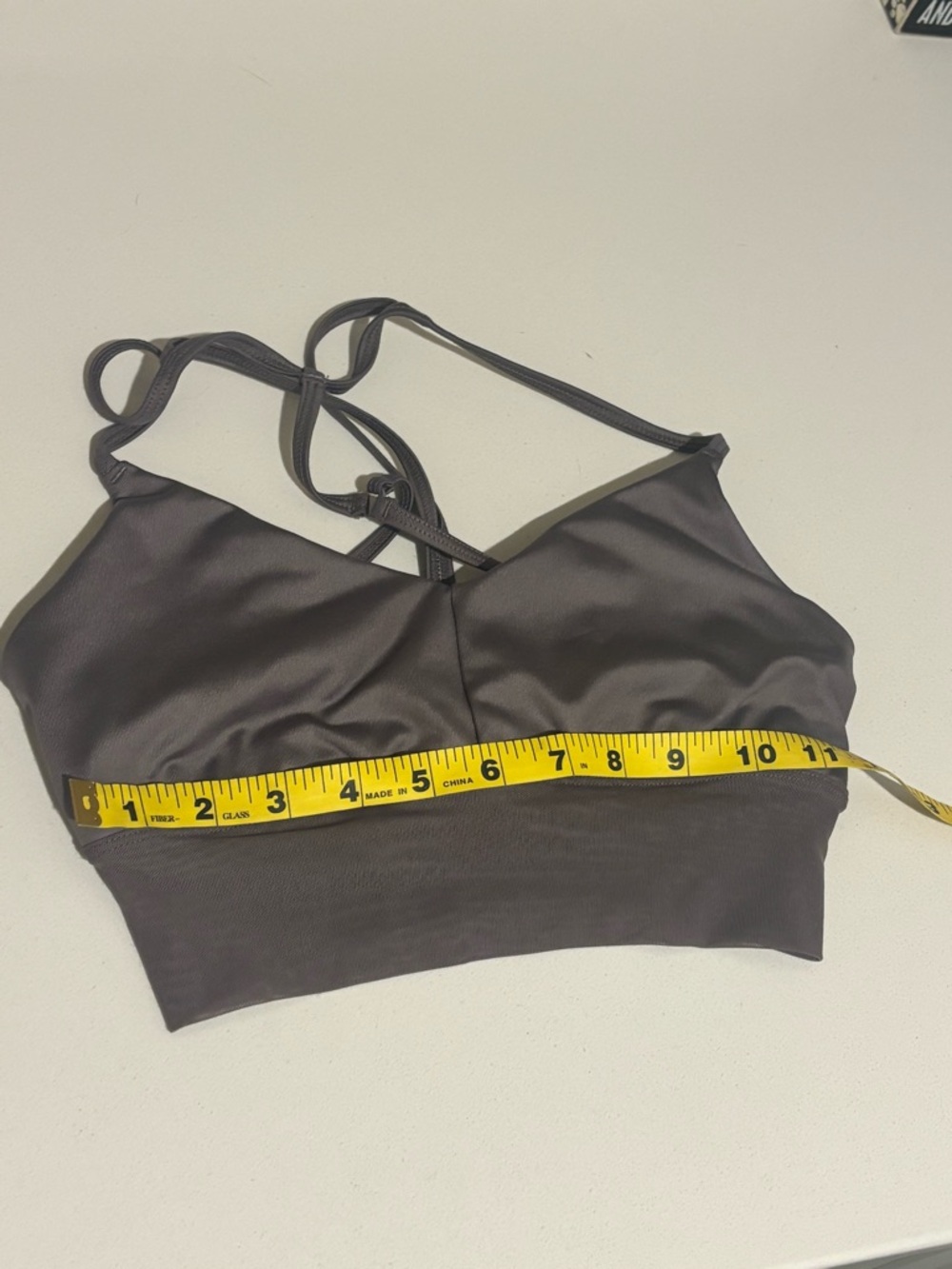 Alo Yoga Lavish Bra in Purple Dusk XS EUC Mesh Band - Picture 6 of 10